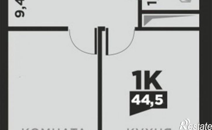 1-комн квартира ул Заполярная, 37 5,  д. 37 5,  к. 5