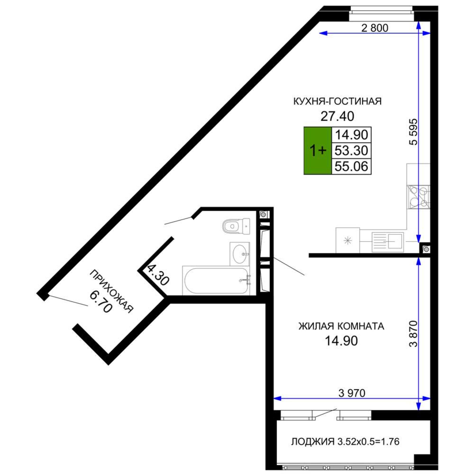 Купить квартиру за 6 720 100 рублей на Ветеранов улица, д.85к5