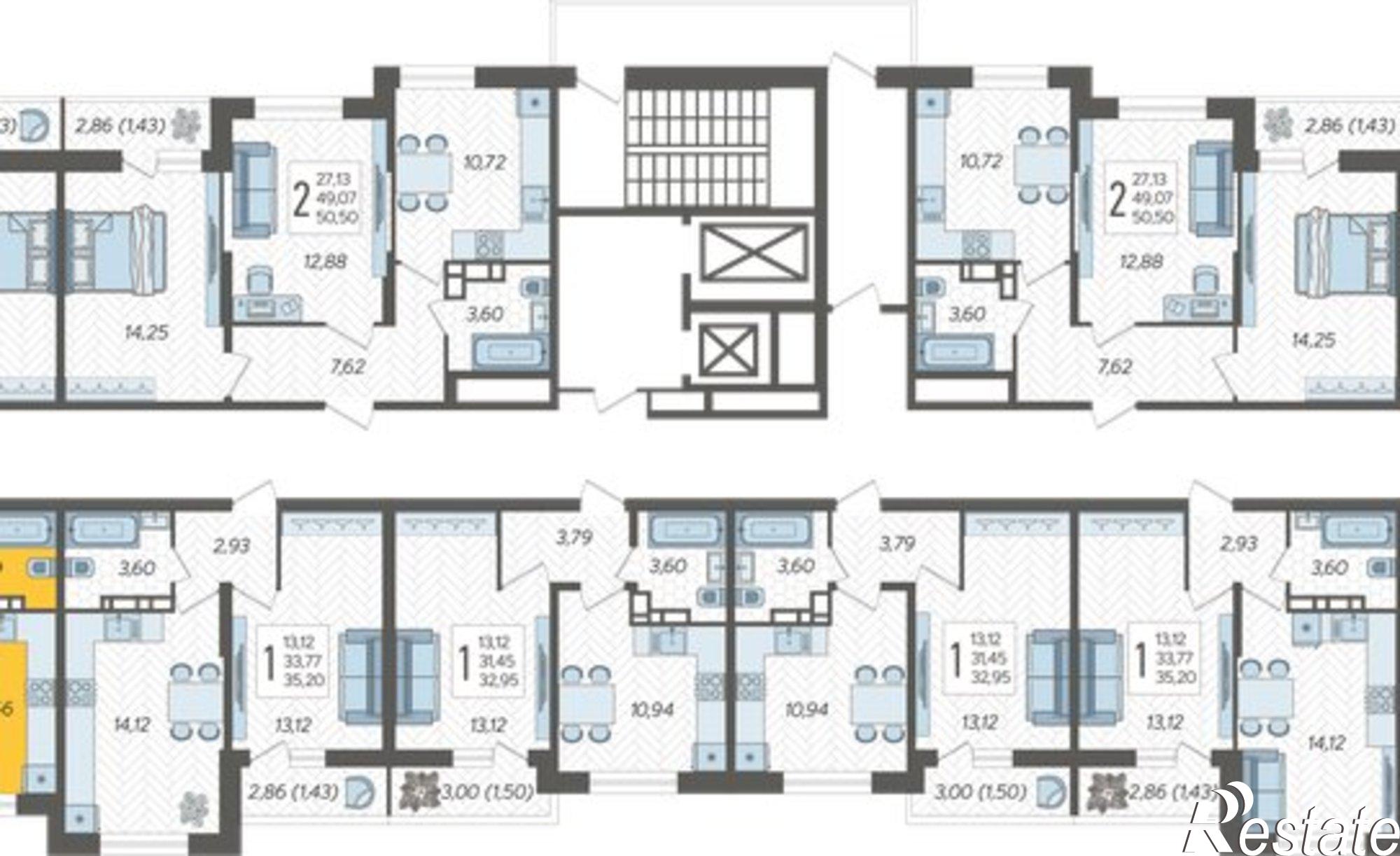 Купить квартиру за 6 888 070 рублей на улица им. Владимира Жириновского, 1 к10
