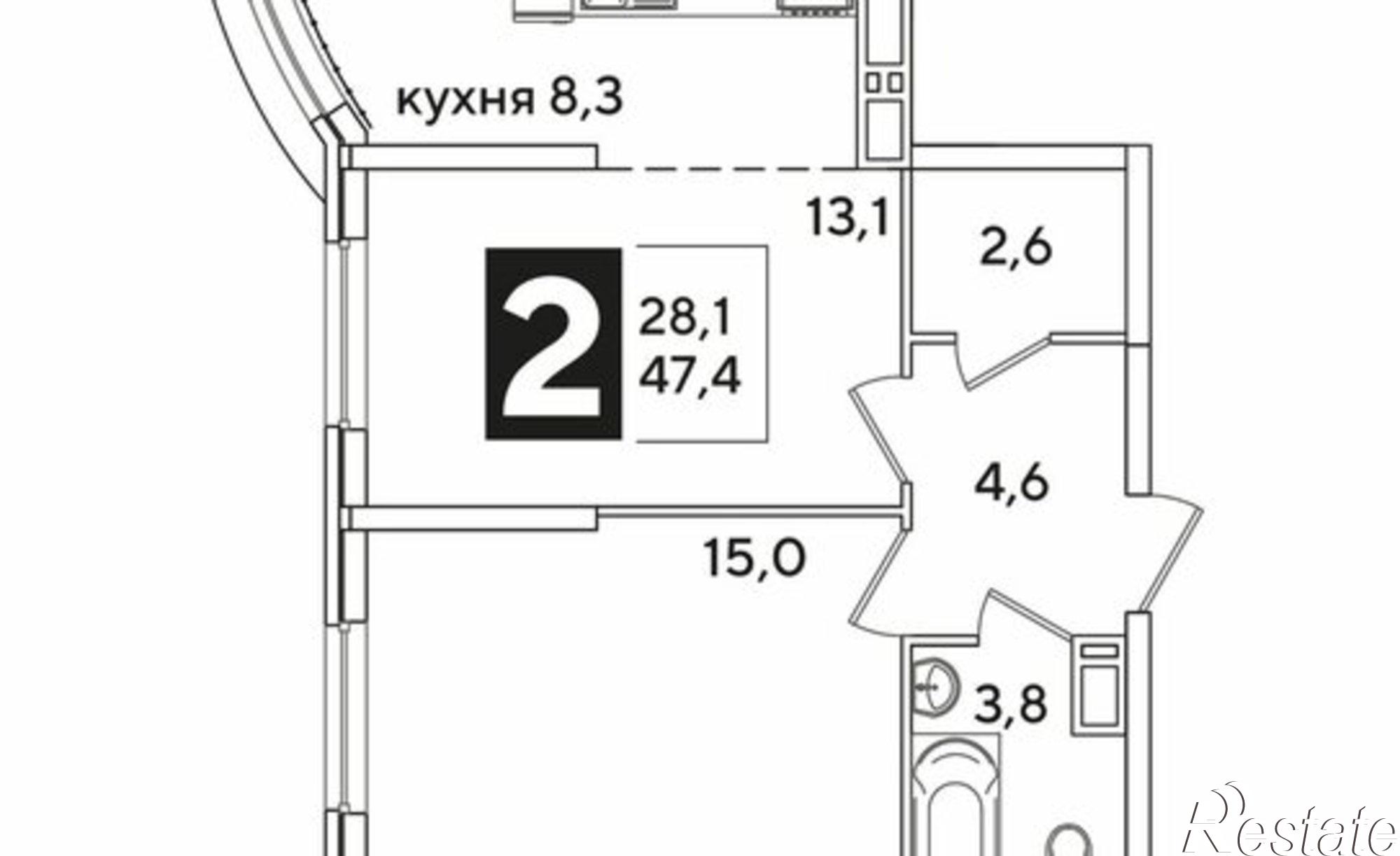 Купить квартиру за 8 811 660 рублей на улица Западный Обход, 42