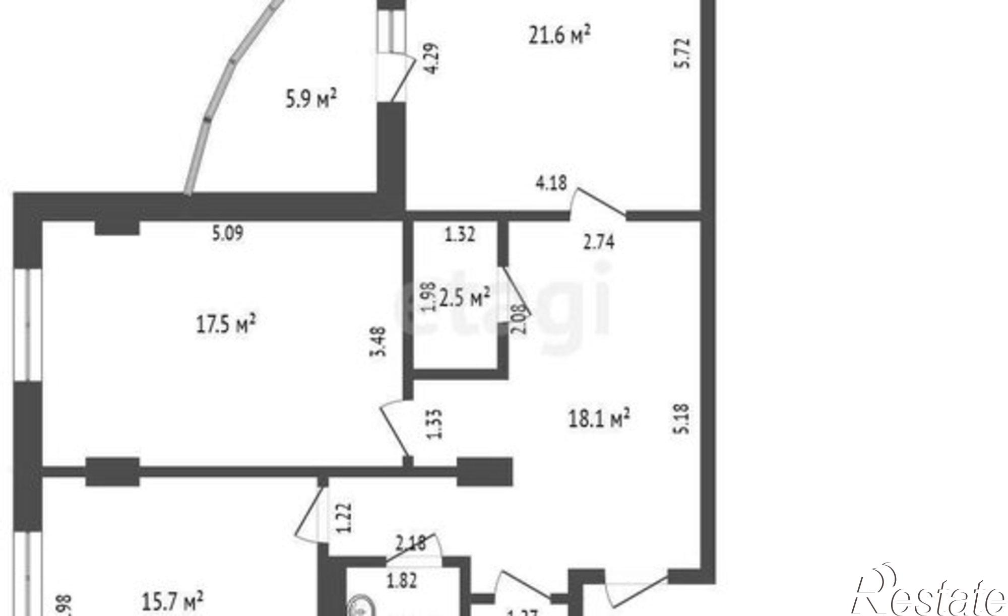 Купить квартиру за 15 745 000 рублей на ул Кожевенная, 24