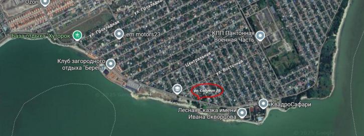 Земельный участок Садовая улица