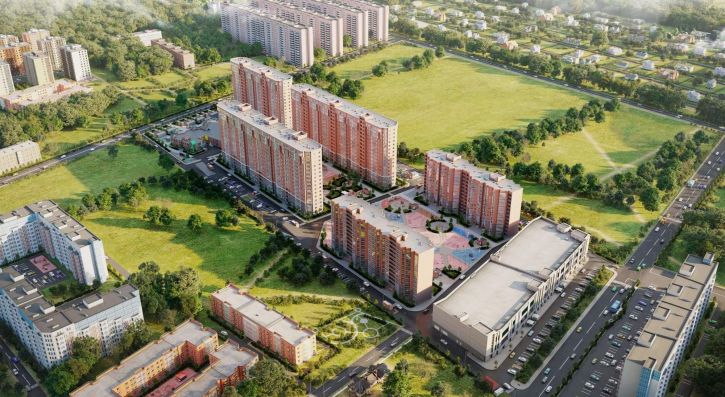 1-комн квартира в новом доме Ветеранов улица, д.85к5