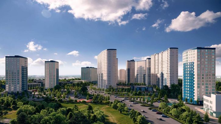 2-комн квартира в новом доме Старокубанская улица, д.2/23