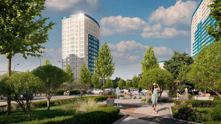 2-комн квартира в новом доме Старокубанская улица, д.2/23