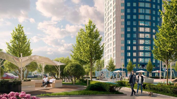 2-комн квартира в новом доме Старокубанская улица, д.2/23