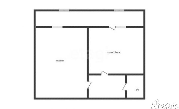 1-комн квартира Фабричная улица, 4,  д. 4