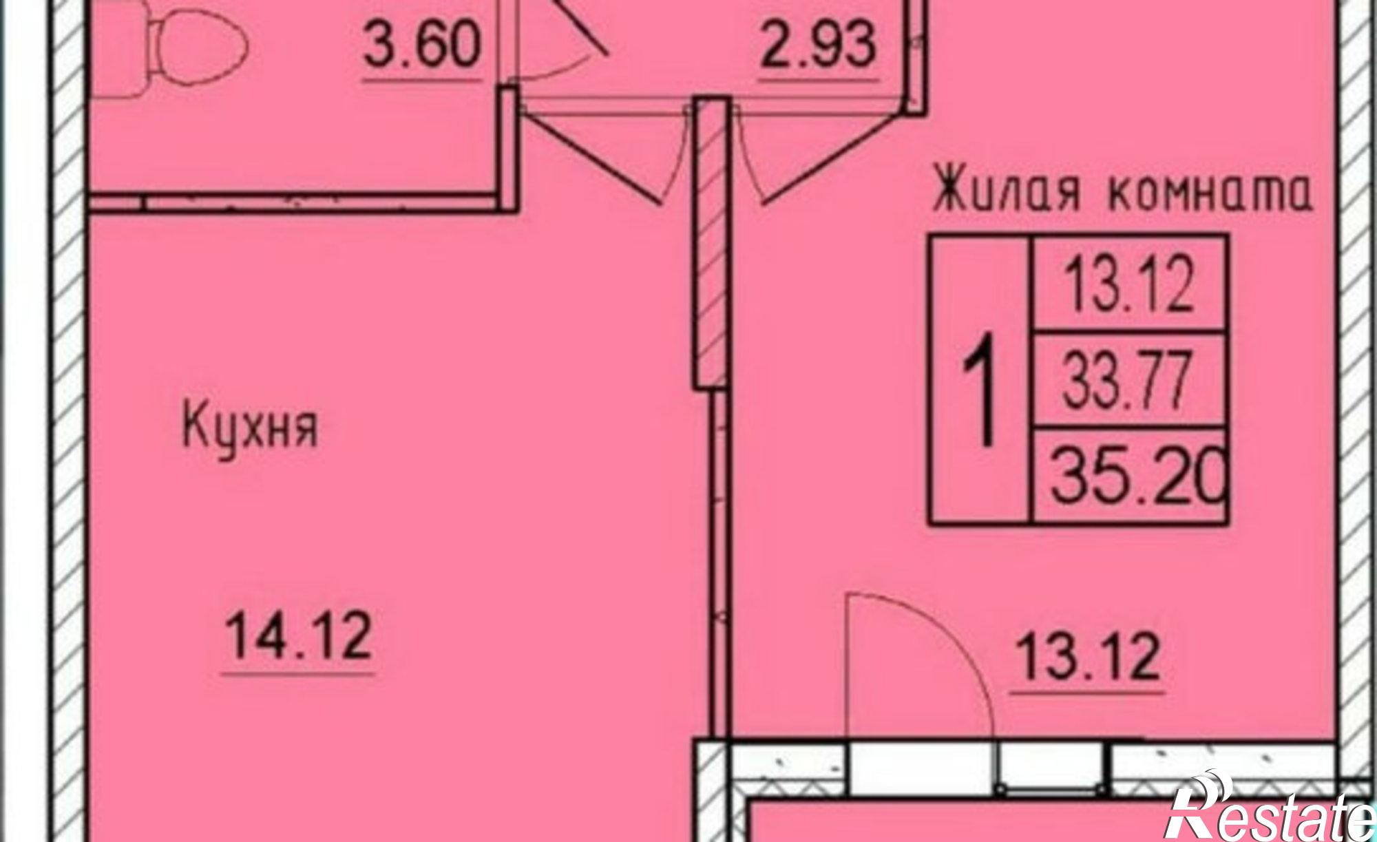 Купить квартиру за 4 190 000 рублей на Дальневосточная улица, 36