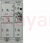 3-комн, 86кв м, этаж 2/3 Ставропольская ул.