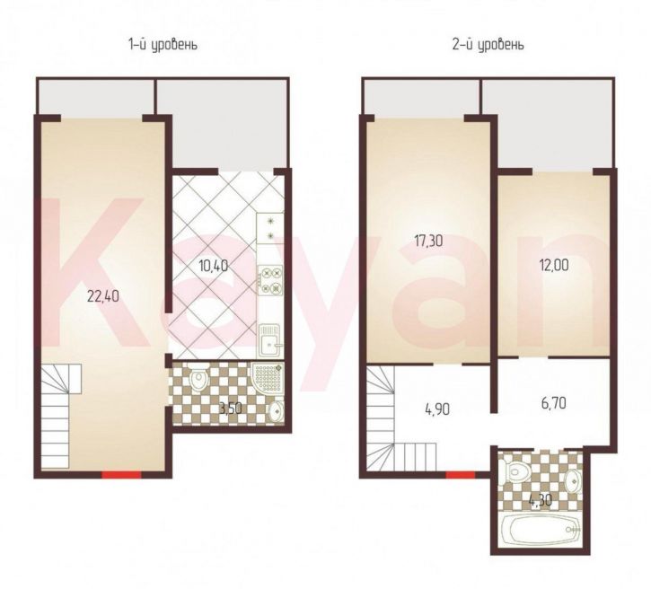 3-комн квартира Гоголя ул.