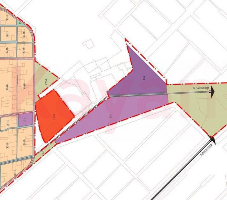 Земельный участок Красная ул.