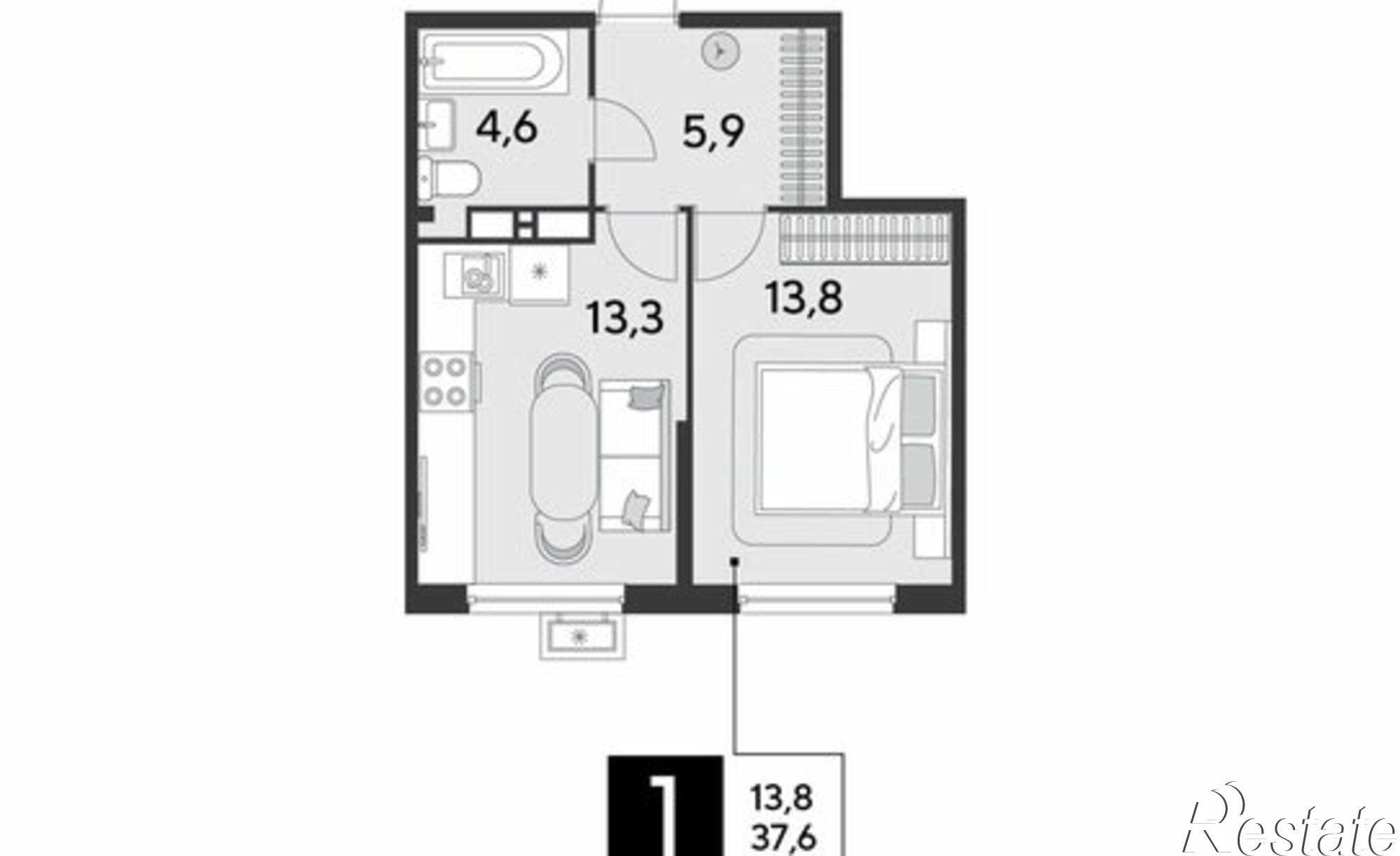 Купить квартиру за 7 256 800 рублей на улица Героя Пешкова, 6