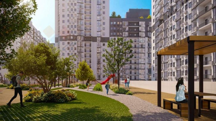 1-комн квартира в новом доме Уральская ул, 100/8