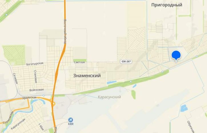 Земельный участок Кизиловая улица