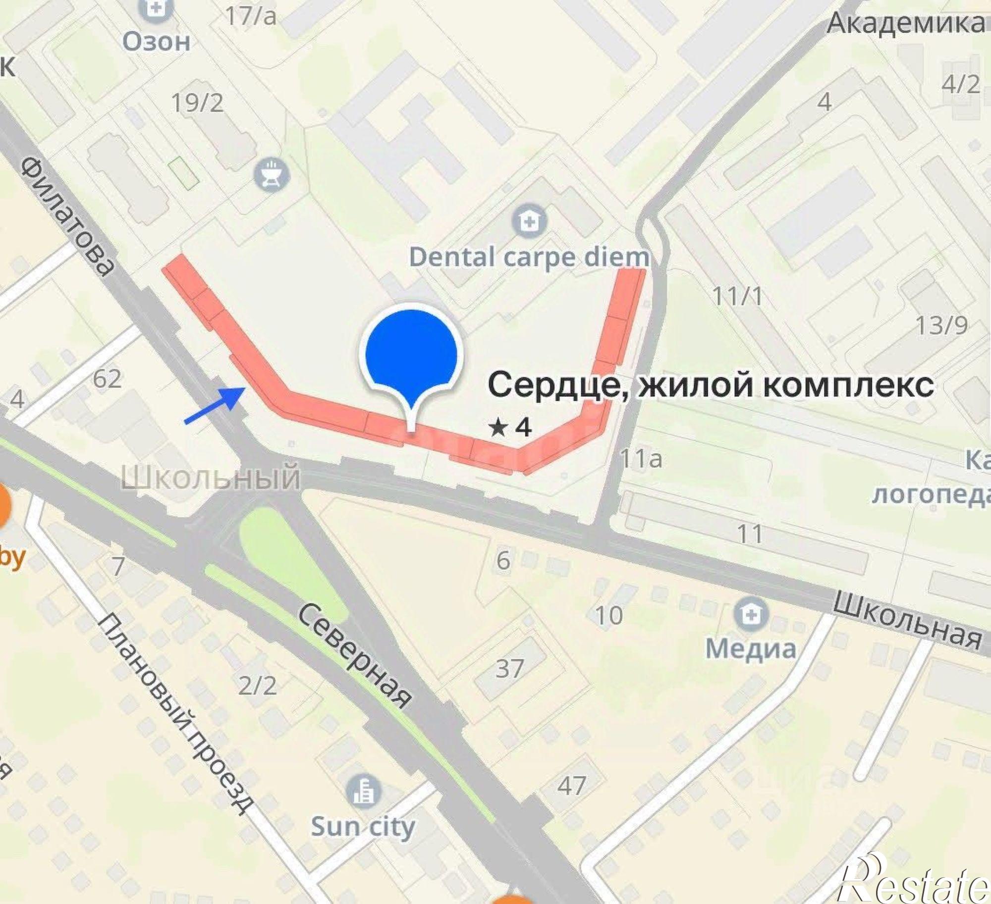 Купить торговое помещение за 25 606 100 рублей на ул Школьная, 1
