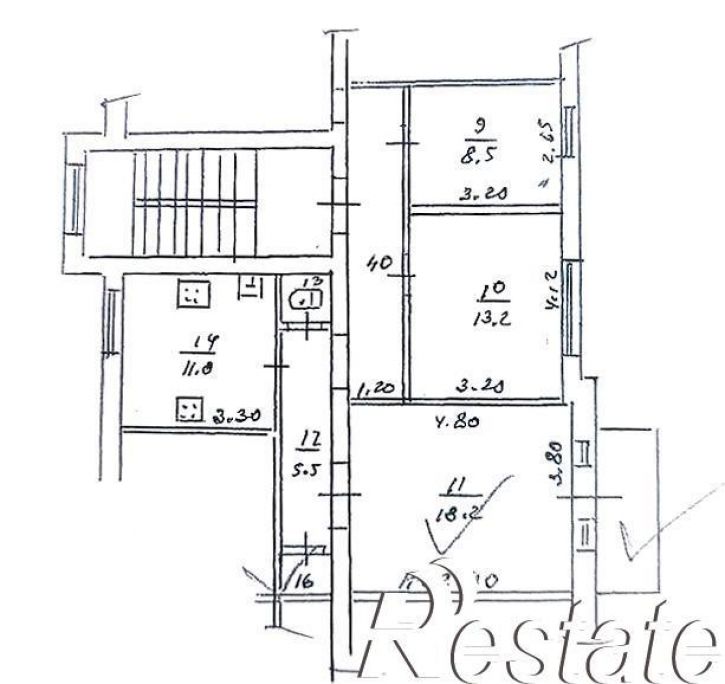 1-комн квартира Седина, 2