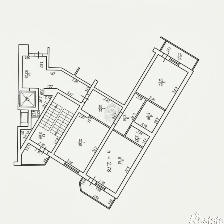 2-комн квартира Центральный внутригородской округ,набережная Кубанская,31/1