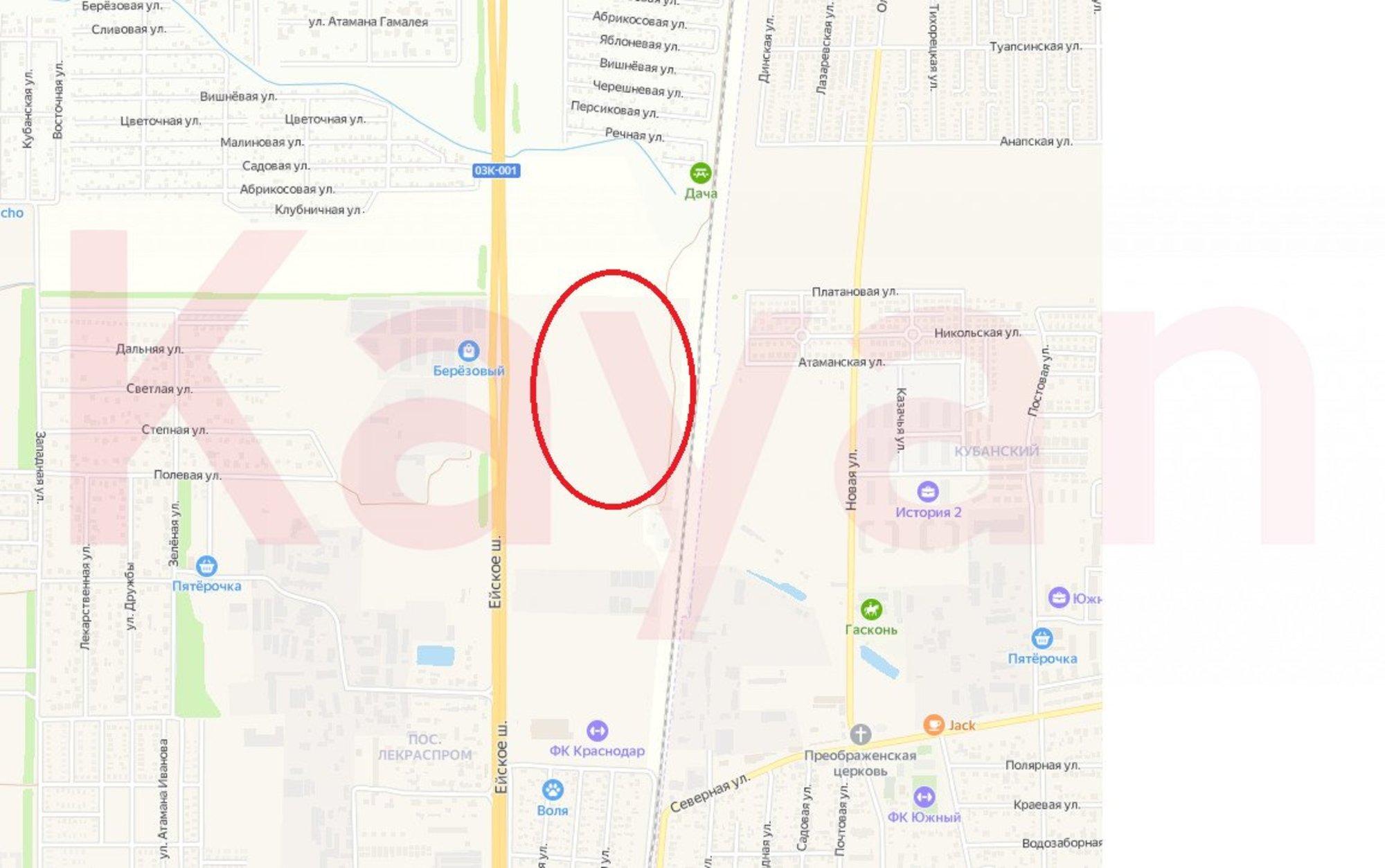 Купить землю, земельный участок за 500 000 000 рублей на Прикубанский
