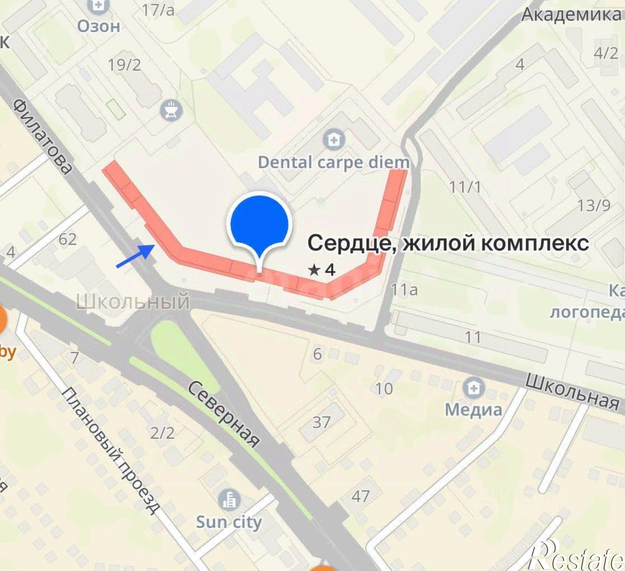 Купить торговое помещение за 25 606 100 рублей на Школьная улица, 1