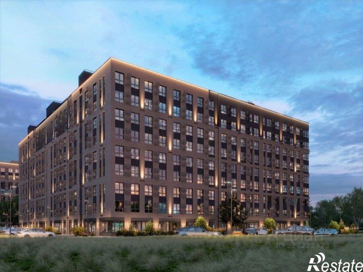 1-комн квартира в новом доме улица имени Генерала Брусилова, 5 к1,  д. 5 к1