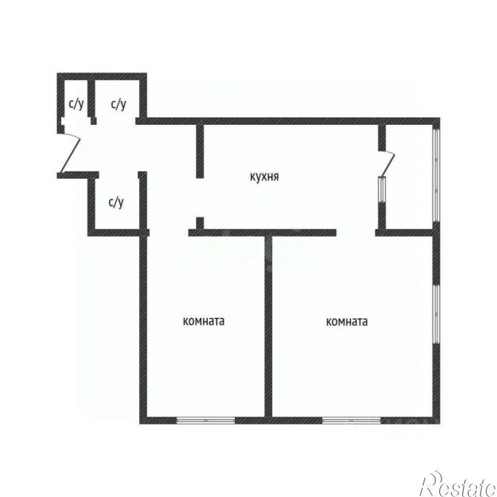 2-комн квартира улица Автолюбителей, 1/Д к3,  д. 1/Д к3