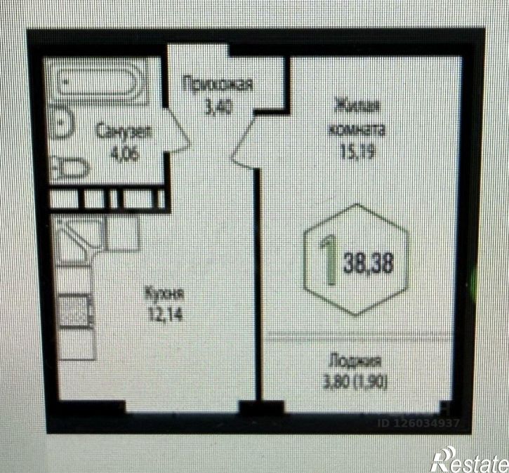 1-комн квартира Обрывная улица, 132/1 к6,  д. 132/1 к6