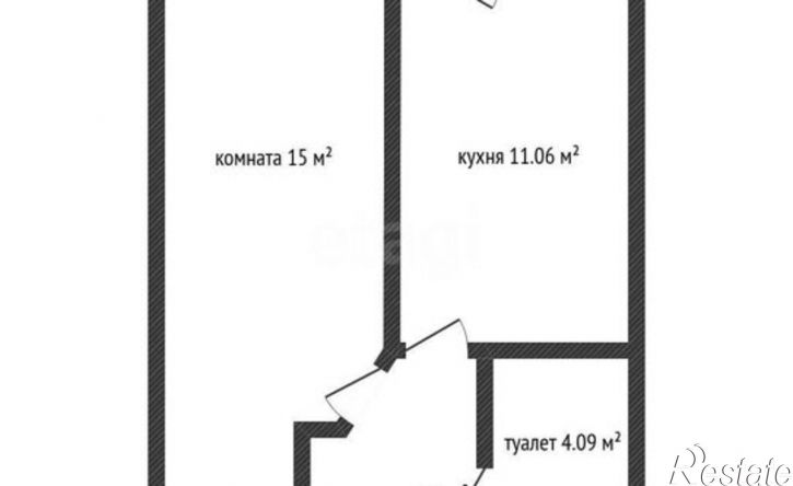 1-комн квартира улица Евгении Жигуленко, 11 к2,  д. 11 к2