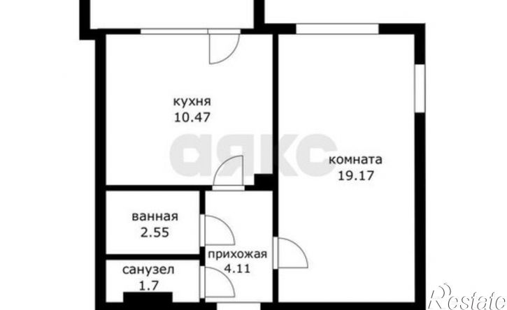 1-комн квартира ул им. Думенко, 8,  д. 8