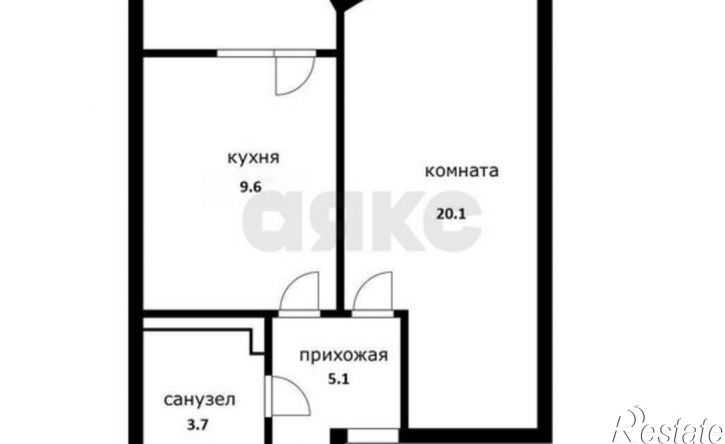 1-комн квартира Уральская улица, 100,  д. 100