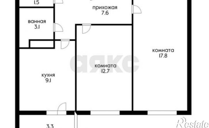 2-комн квартира улица Дзержинского, 110А,  д. 110А
