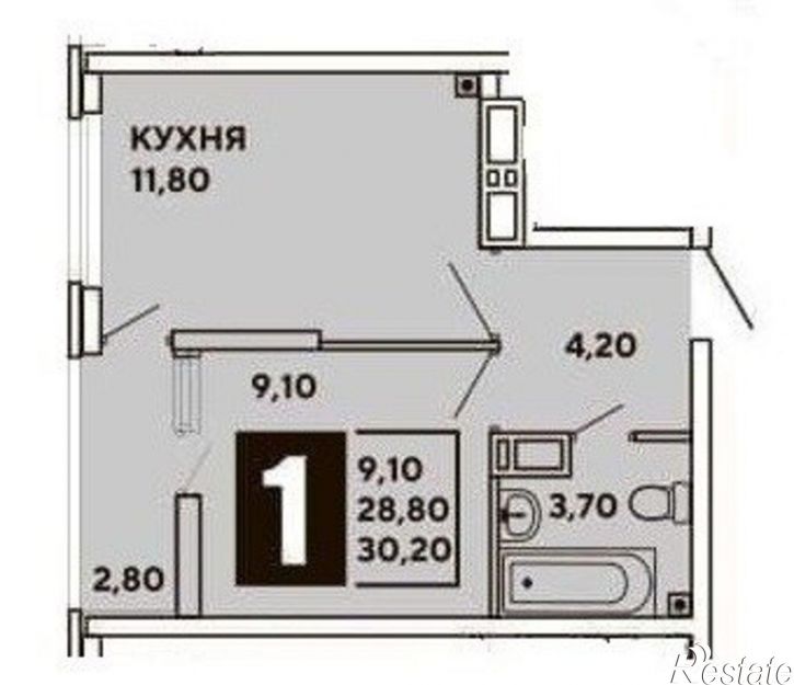 1-комн квартира ул Западный Обход, 39/2 3,  д. 39/2 3,  к. 3