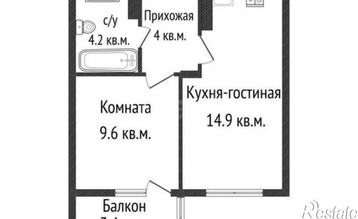 1-комн квартира ул им. Героя Ростовского, 8 7,  д. 8 7,  к. 7