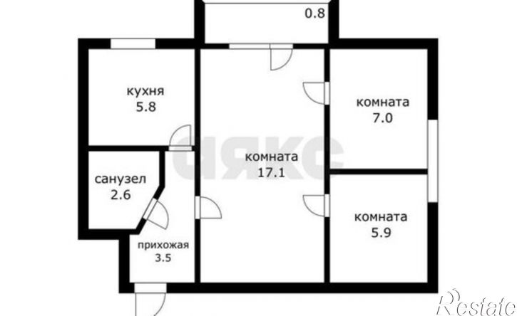 3-комн квартира улица имени Володи Головатого, 249,  д. 249