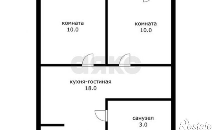 2-комн квартира Заполярная улица, 52,  д. 52