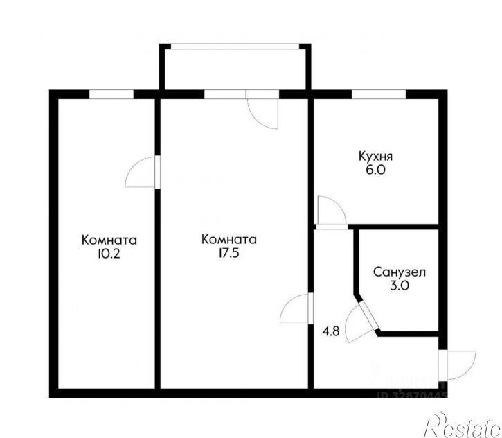 2-комн квартира ул Южная, 28,  д. 28