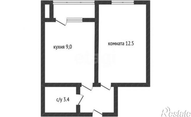 1-комн квартира Античная улица, 12,  д. 12