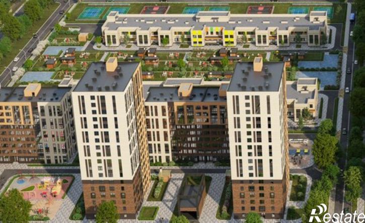 1-комн квартира в новом доме жилой комплекс Народные Кварталы