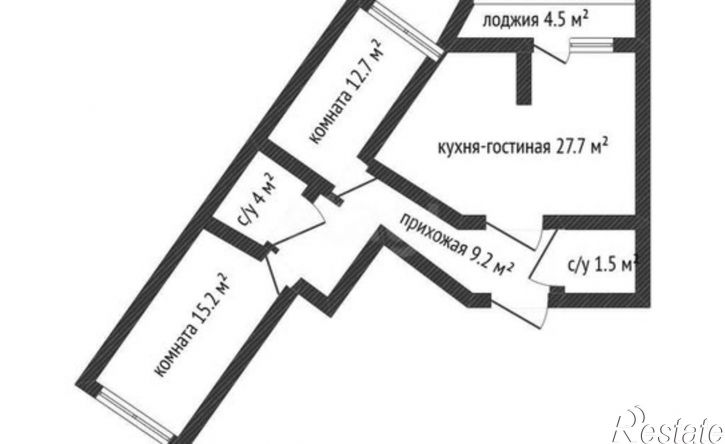 2-комн квартира ул Понтийская, 1,  д. 1