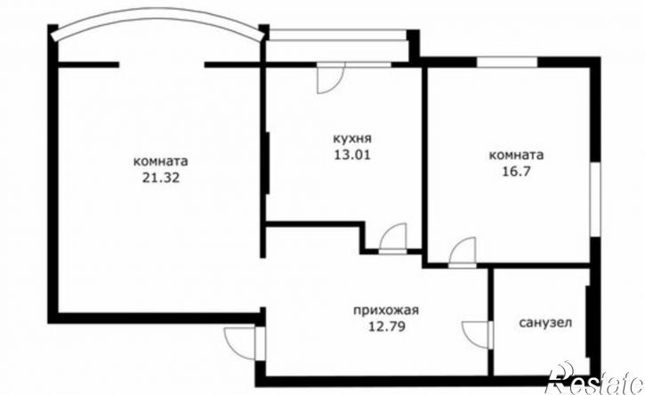 2-комн квартира проспект Чекистов, 33,  д. 33