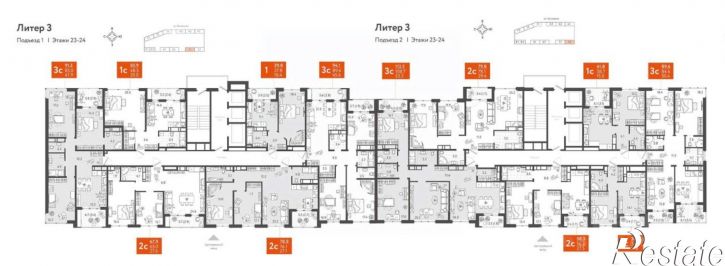 1-комн квартира в новом доме Колхозная улица, 5/2 к4,  д. 5/2 к4