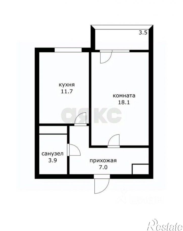 1-комн квартира улица Гидростроителей, 40,  д. 40
