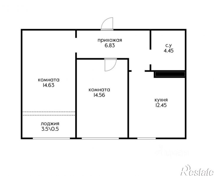 2-комн квартира Обрывная улица, 132/1 к21,  д. 132/1 к21