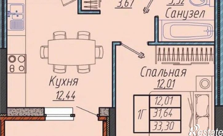 1-комн квартира улица имени Генерала Корнилова, 9 к2,  д. 9 к2
