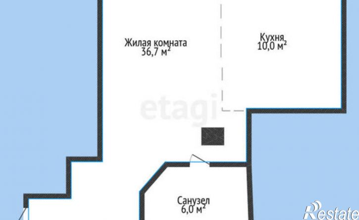 1-комн квартира Азовская улица, 17,  д. 17