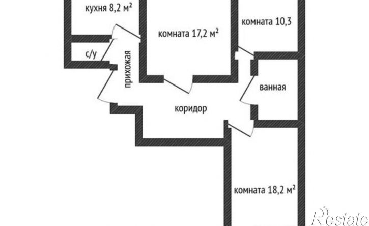 3-комн квартира Садовая улица, 5/1,  д. 5/1