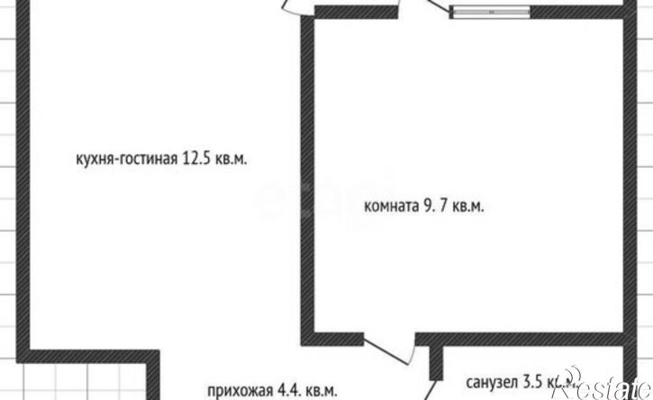 1-комн квартира ул Западный Обход, 57 3,  д. 57 3,  к. 3