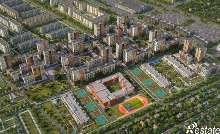 1-комн квартира в новом доме Народная улица, 54 лит.1,  д. 54 лит.1