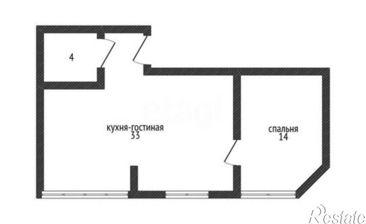 2-комн квартира Яснополянская улица, 17,  д. 17