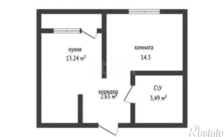1-комн квартира улица Петра Метальникова, 36,  д. 36