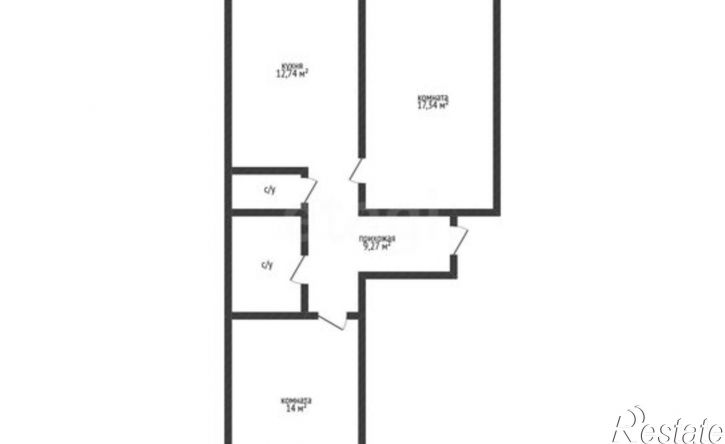 2-комн квартира ул Западный Обход, 65 1,  д. 65 1,  к. 1